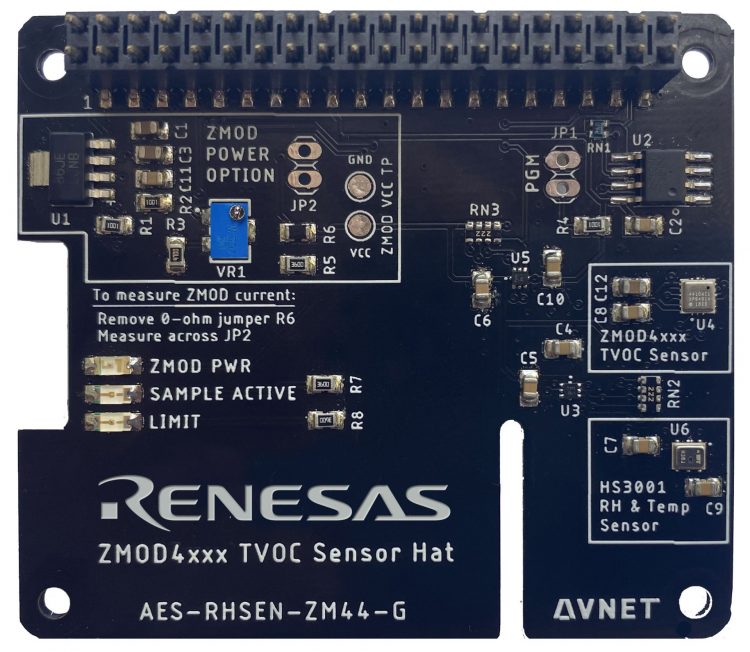 Avnet Introduces Indoor Air Quality Sensor HAT for Raspberry Pi for Rapid Prototyping